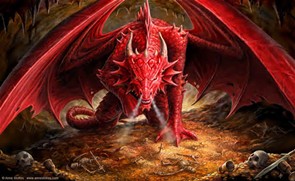 Anne Stokes Dragon Red