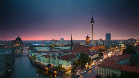 Berlin Skyline At Night Bing
