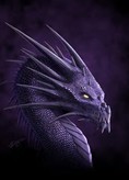 Purple Dragon Art