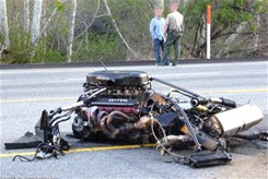 Ferrari Enzo Crash