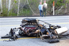 Ferrari Enzo Crash